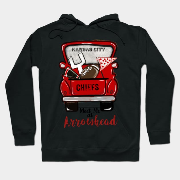 Truck- Meet Me At Arrowhead Hoodie by Brooke Rae's